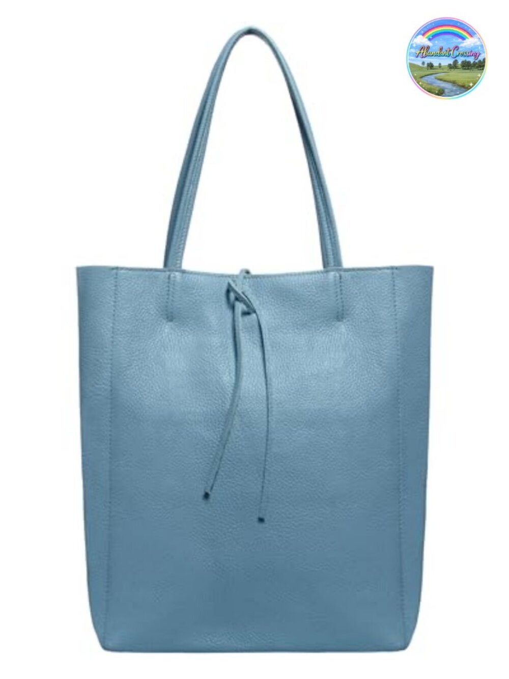 Italian Full-Grain Leather Tote Bag Large Slouchy Purse